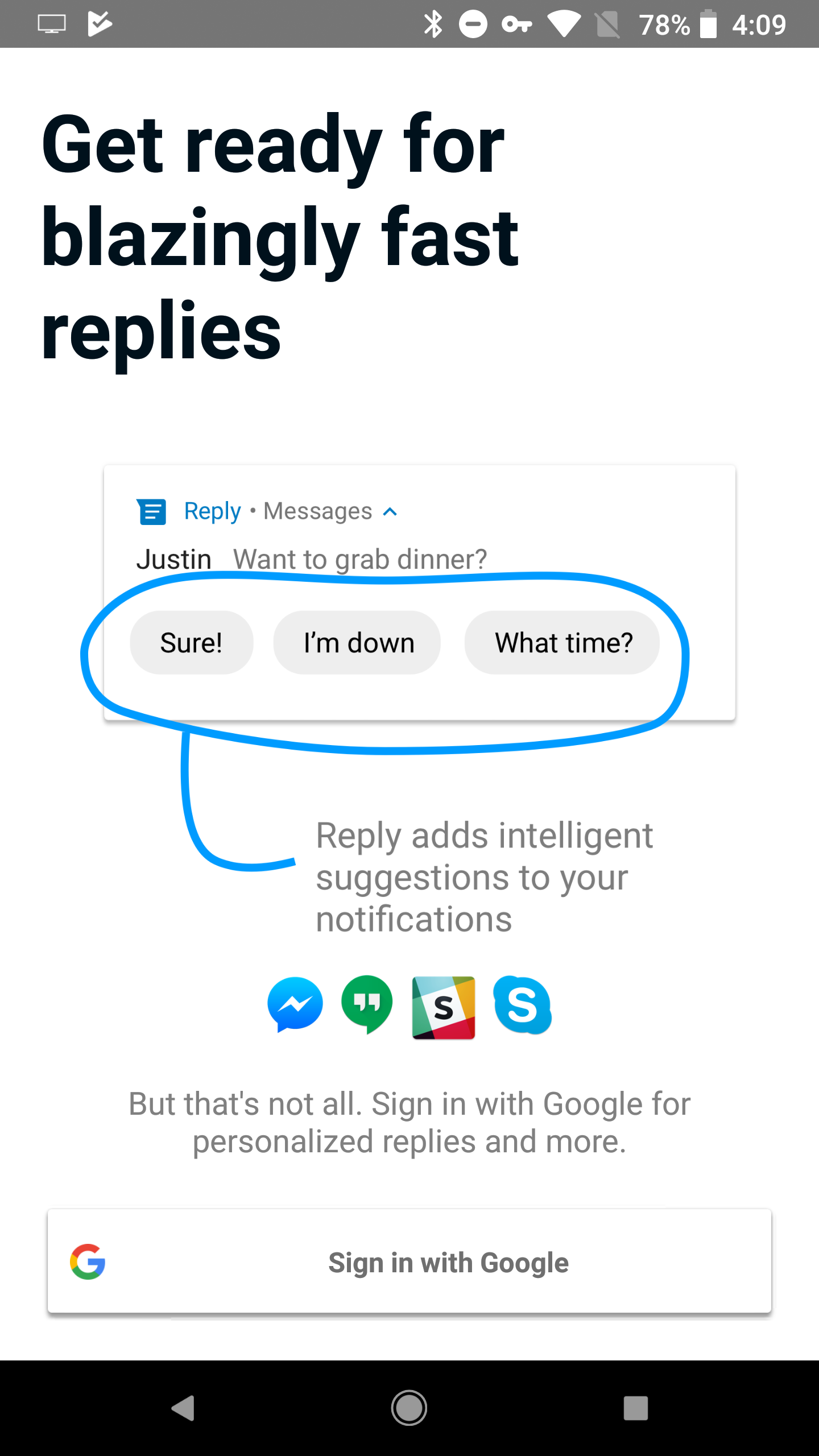 Hands-on: Google's 'Reply' gives other apps concise Smart Replies ...