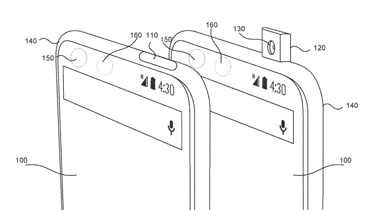 It turns out that Essential was granted a patent for a no-notch screen ...