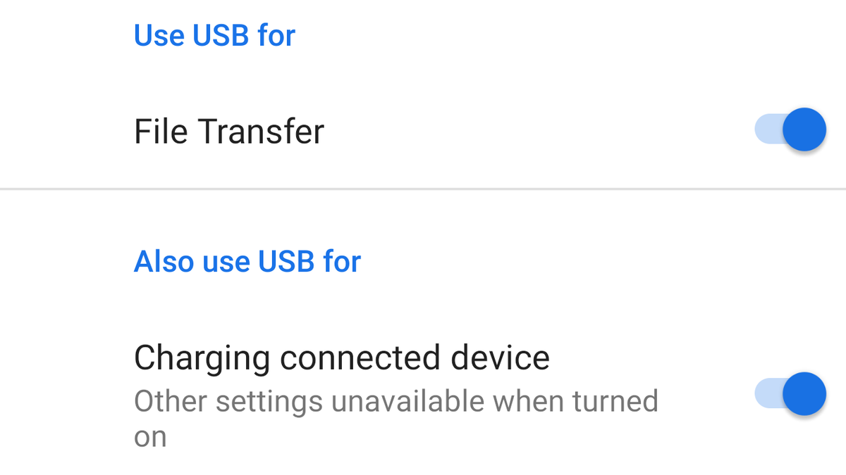 Android P feature spotlight: USB menu gets revamped, lets you transfer ...