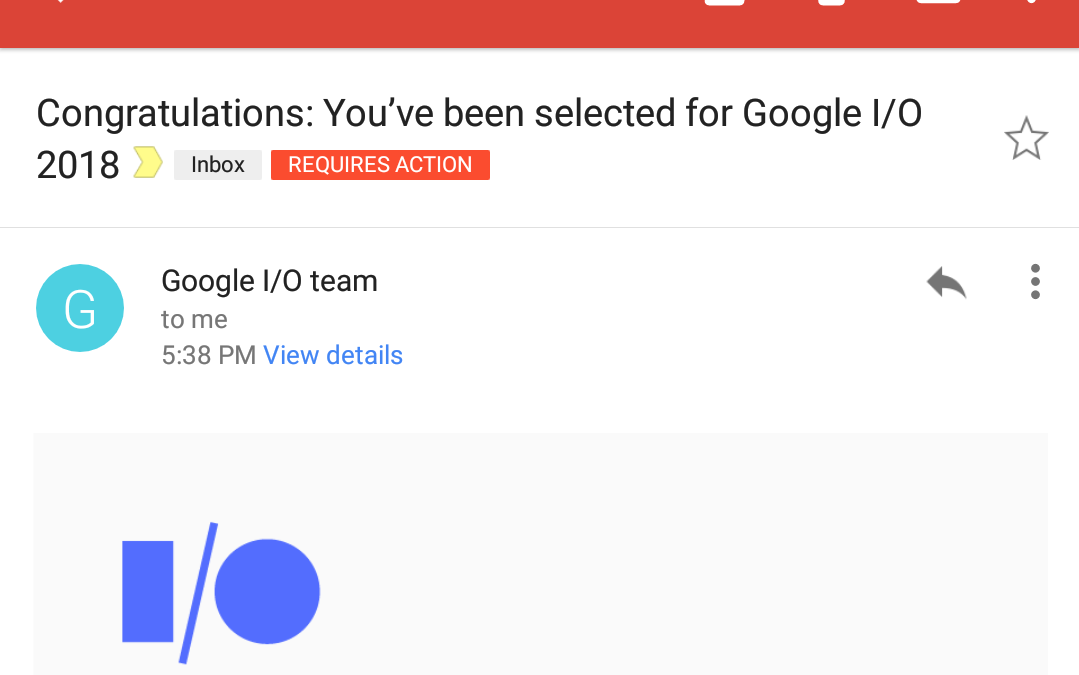 Google Inviation The first wave of Google I/O invites has started going out