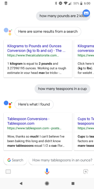 Unit conversions are currently broken on Google Assistant [Update]