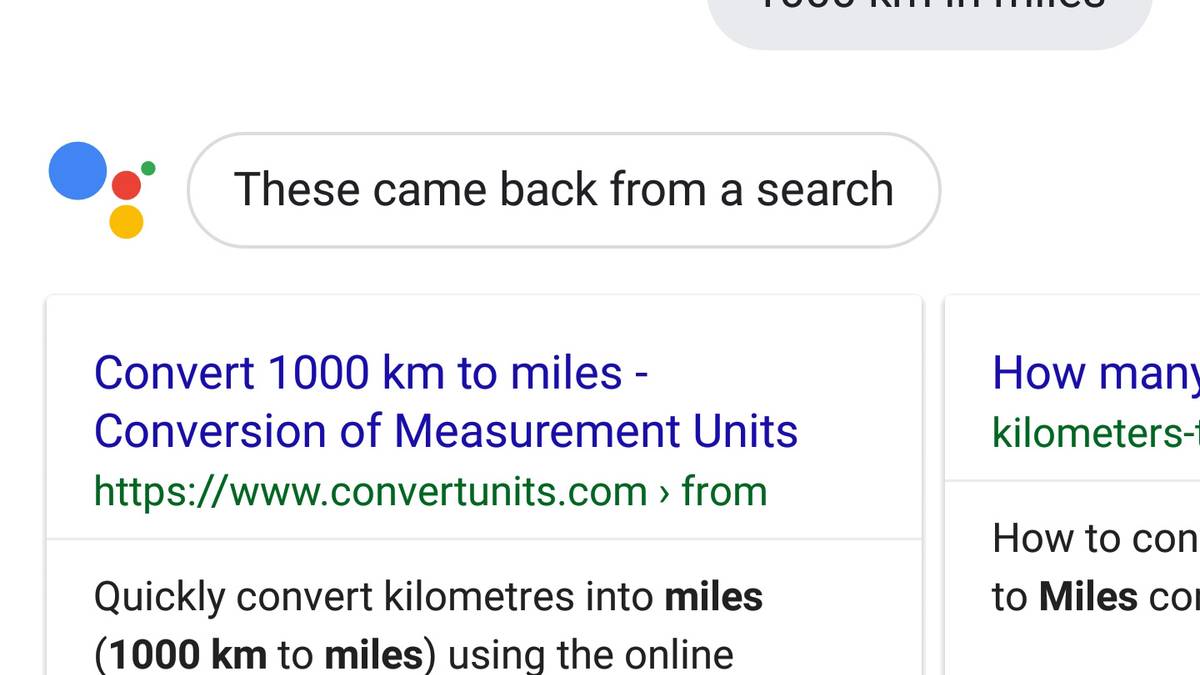 Unit conversions are currently broken on Google Assistant [Update]