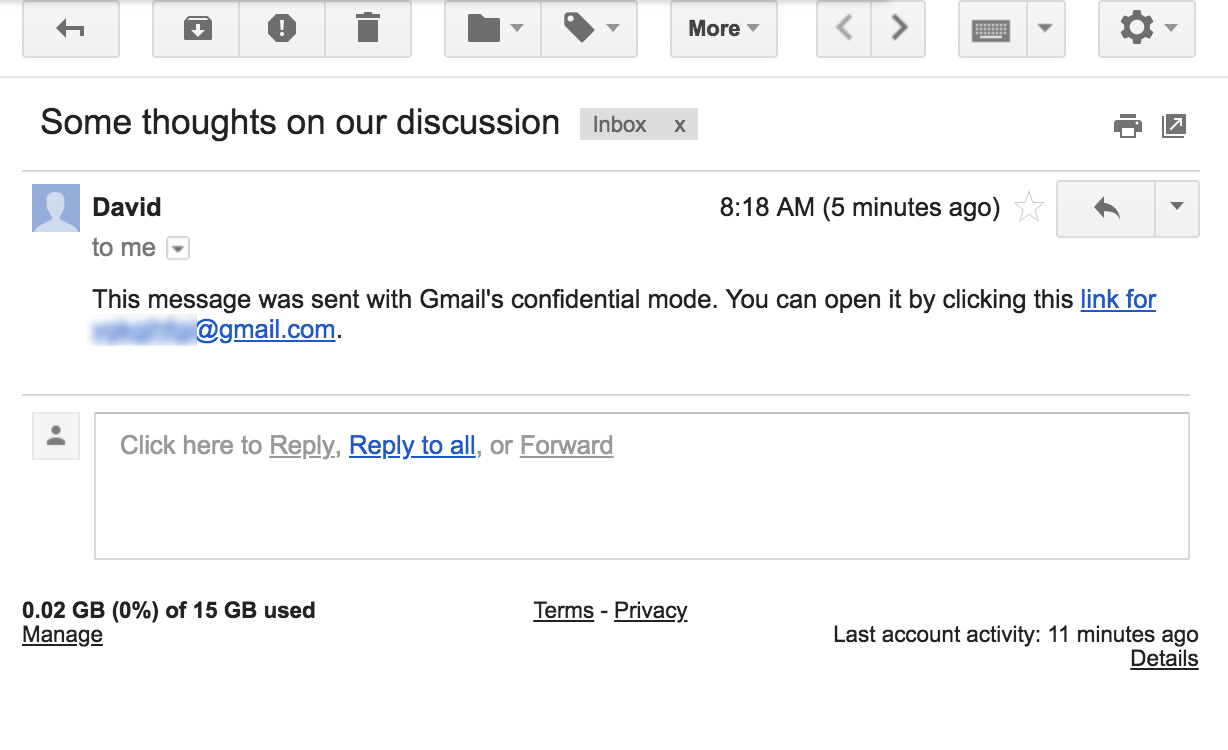 New 'self-destructing' confidential emails being tested in Gmail