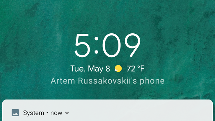 [Update: Working again] Android P shows current weather conditions on ...