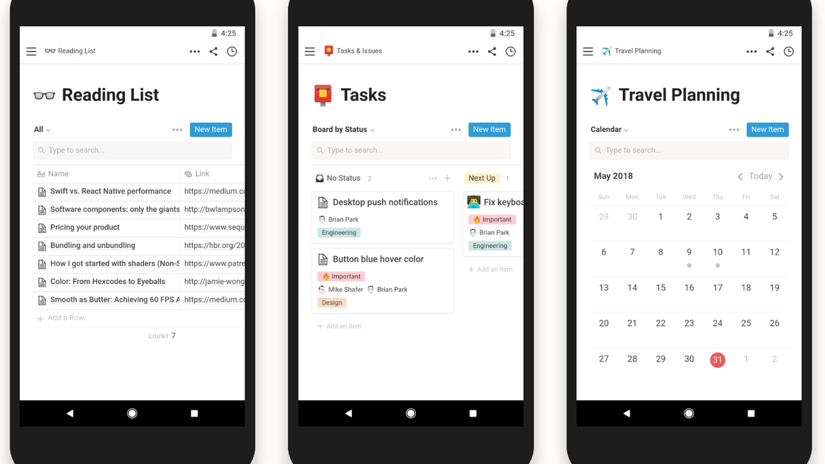 Notion's do-it-all productivity app arrives on Android