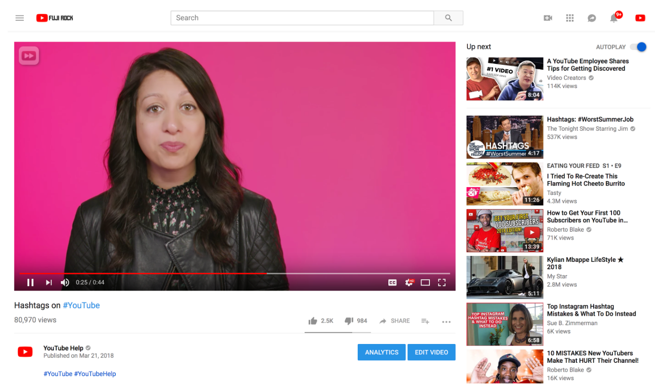 YouTube web player now adapts to different aspect ratios