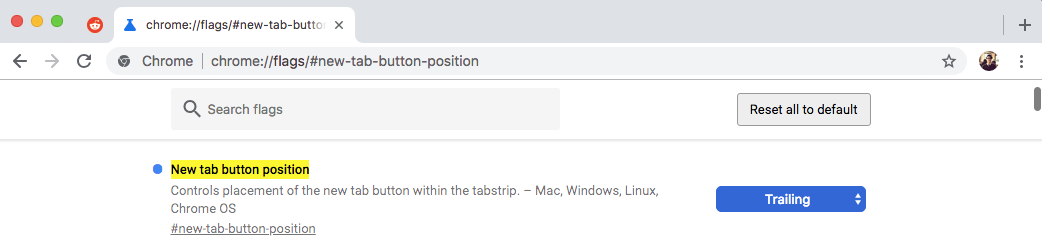 Google is testing different placements for the new-tab button in Chrome ...