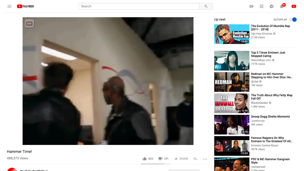 YouTube web player now adapts to different aspect ratios