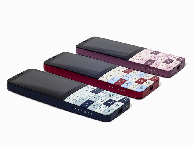 The INFOBAR xv is a gorgeous Japanese feature phone that can run a The INFOBAR xv is a gorgeous Japanese feature phone that can run a