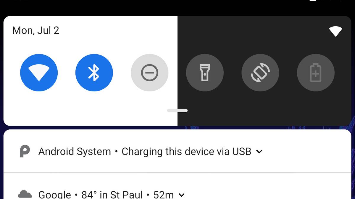 Manual toggle for dark and light launcher themes debuts in Android P DP4