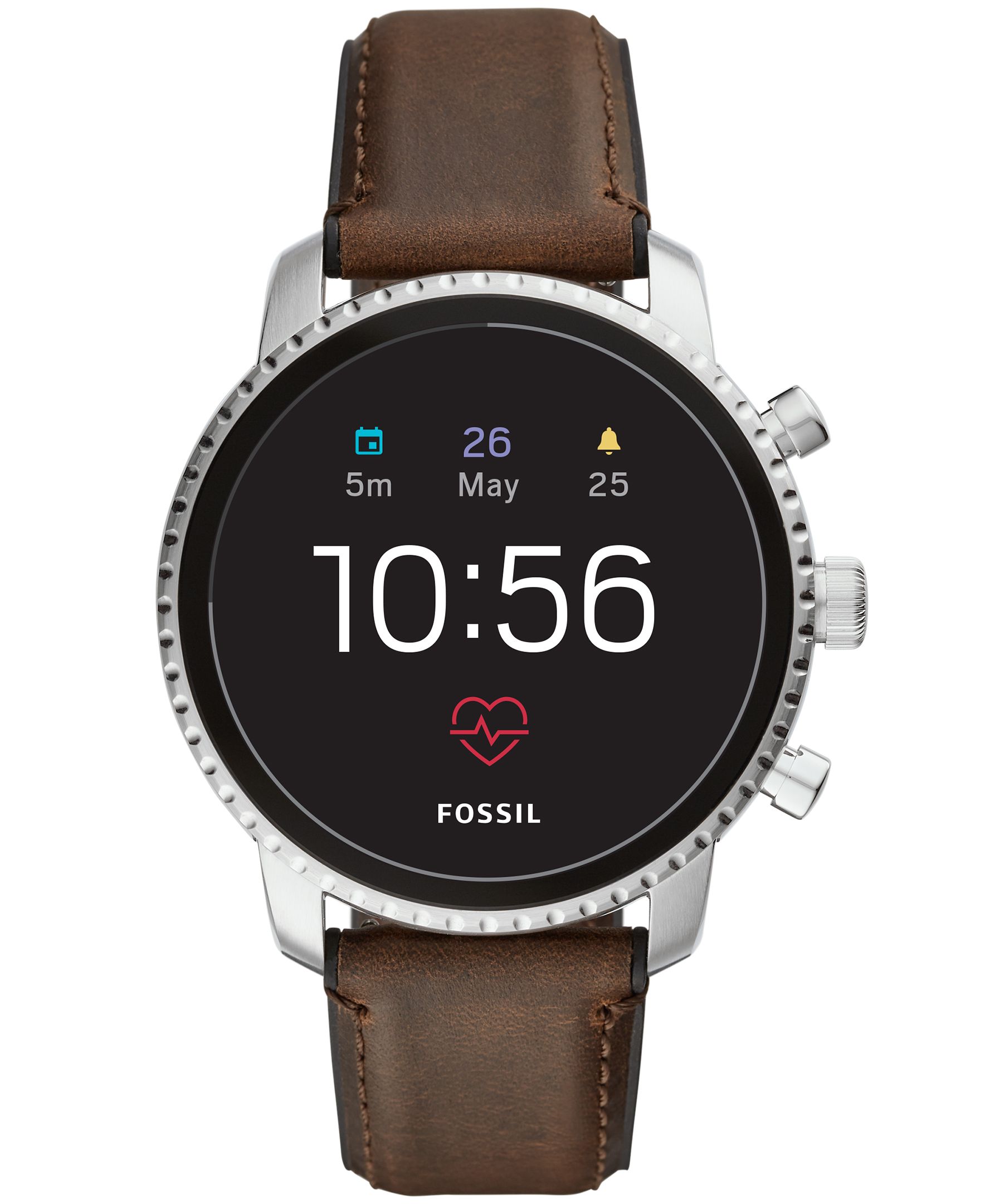 Fossil メンズ　ジェネレーション4 smart watch Amazon.com: Fossil Men's Gen 4 Explorist HR Heart Rate Stainless
