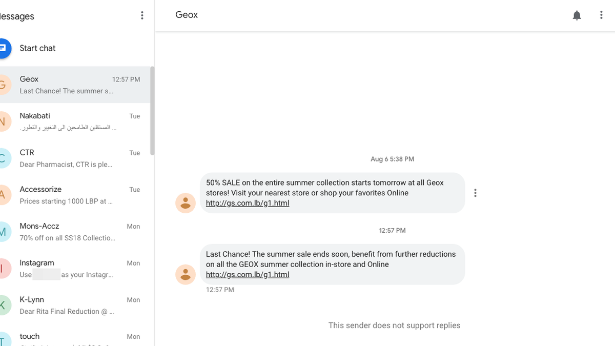 Android Messages desktop client is now a Progressive Web App