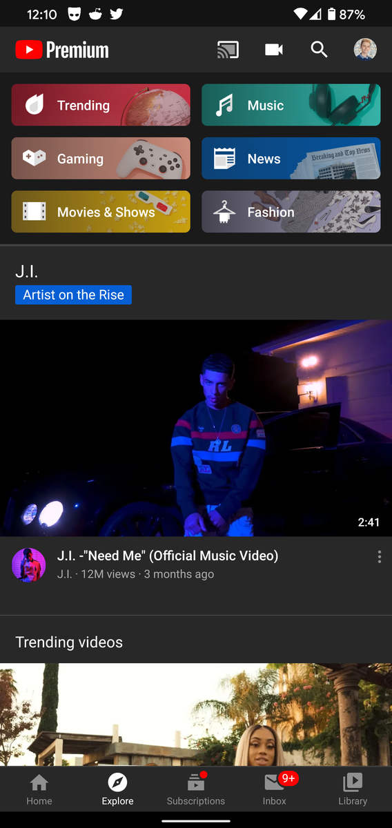 YouTube's experimental Explore tab begins testing on Android (Update ...