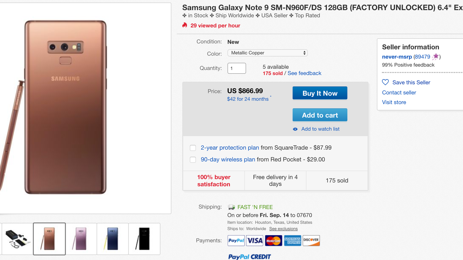 [Deal Alert] Exynos-powered Galaxy Note9 dual-SIM available for $867 on ...