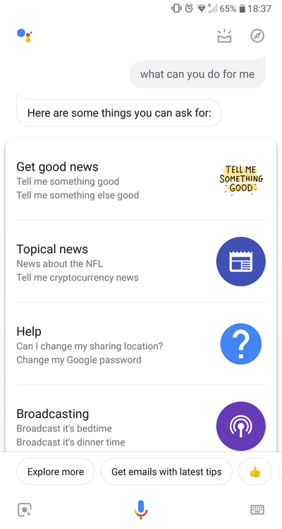 Google Assistant Answers Google Assistant's new Material visual responses start rolling out to ...