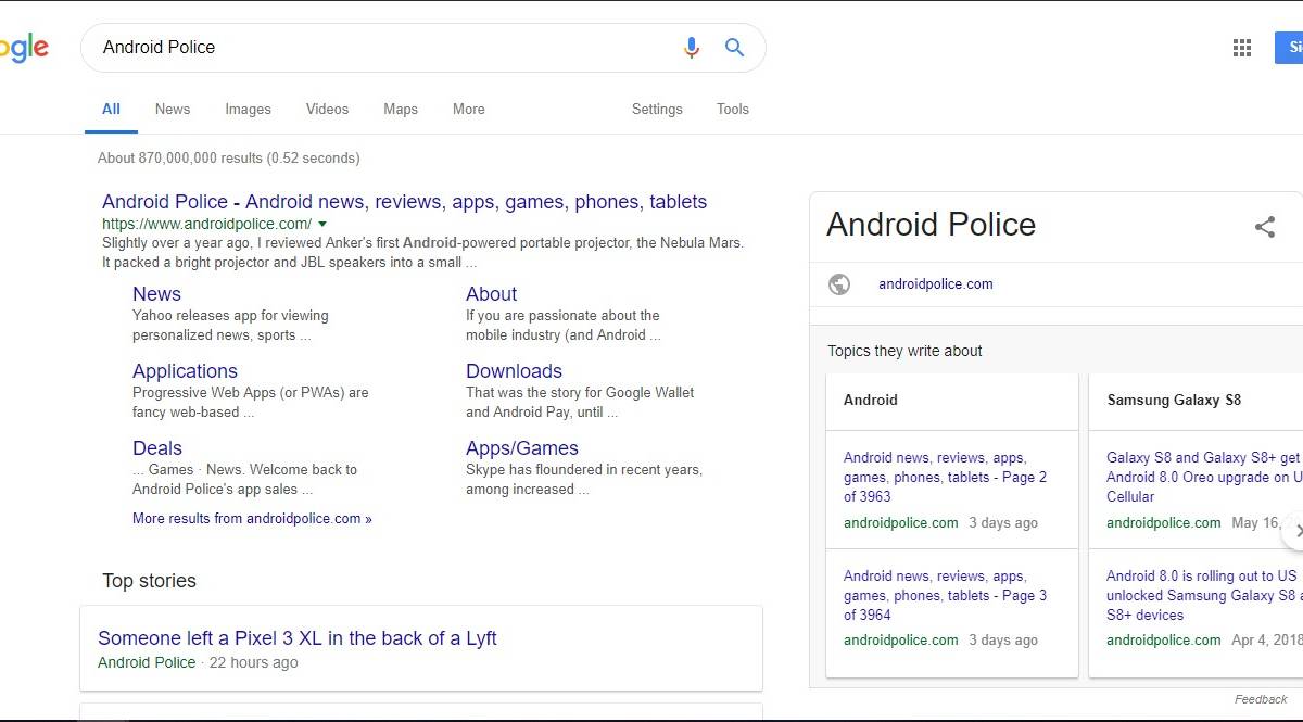 Search Search Google Search desktop UI showing refreshed Material Design with rounded ...
