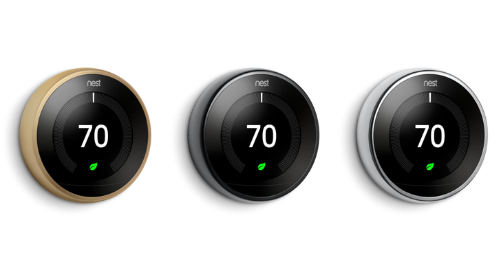 Nest Learning Thermostat now comes in three new finishes
