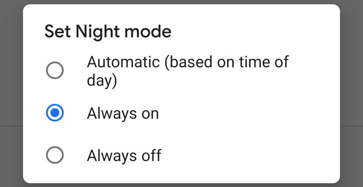November security patch forces Night Mode when Battery Saver is enabled ...
