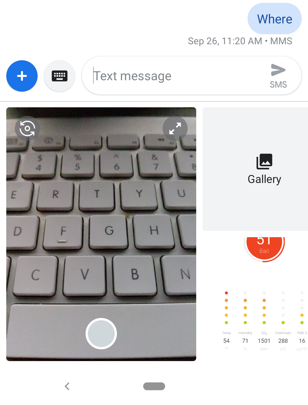 Messages v3.8 brings updated camera interface, new camera and gallery ...