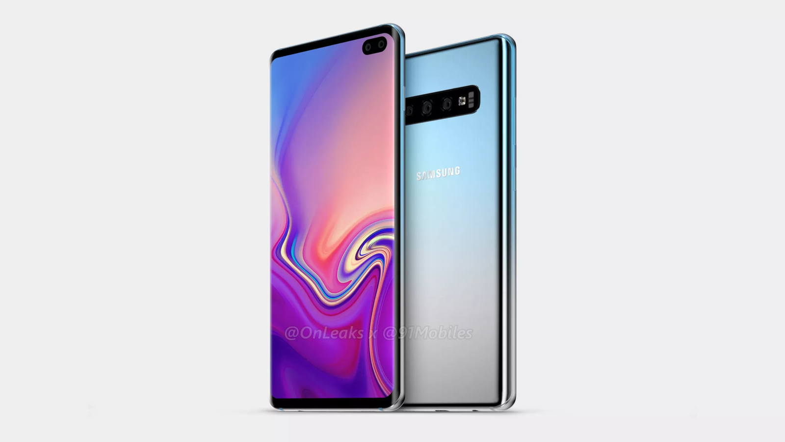 New Galaxy S10 renders show display hole and triple camera array