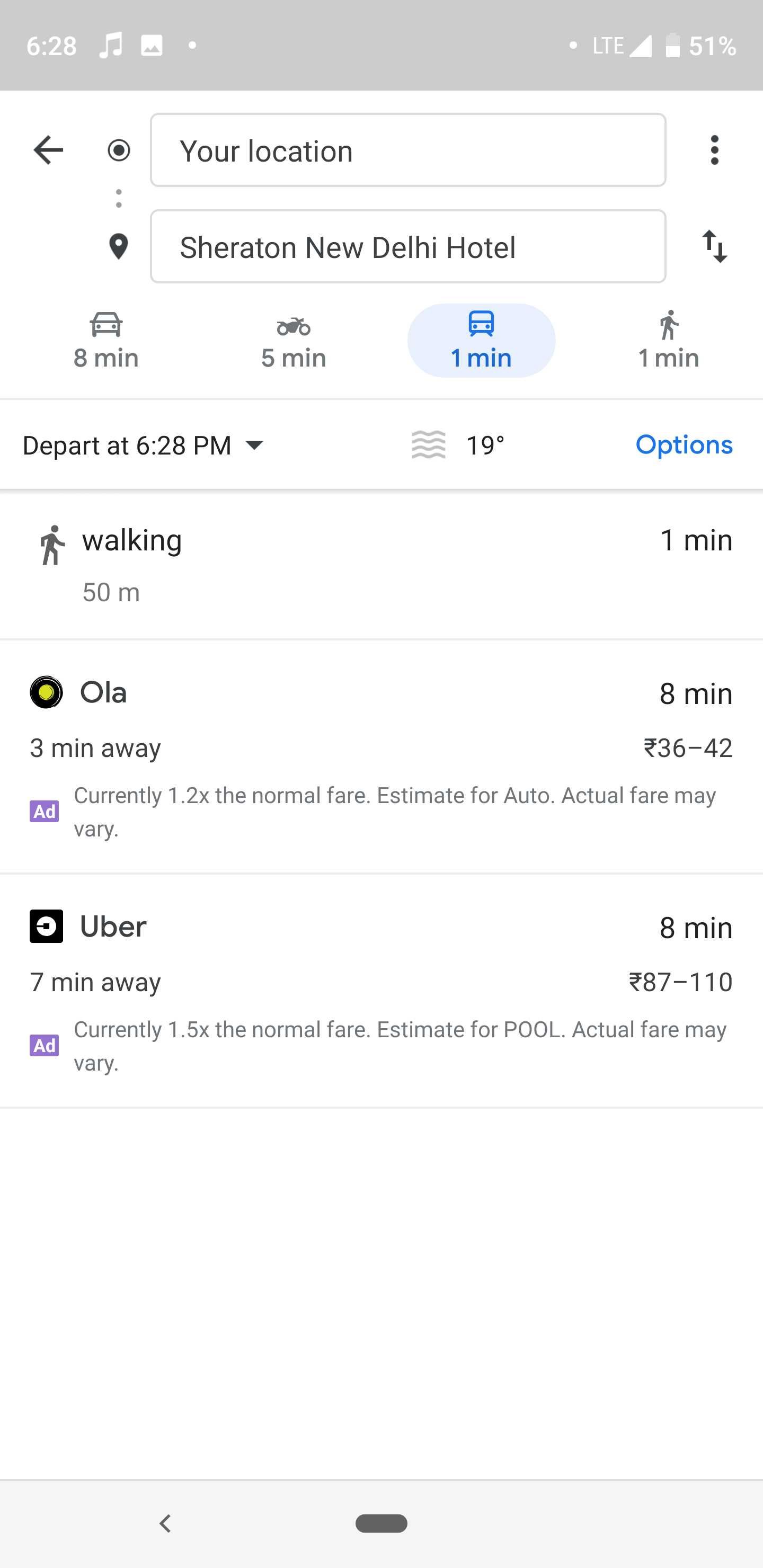 Google Maps Tests Directions Screen With Refreshed