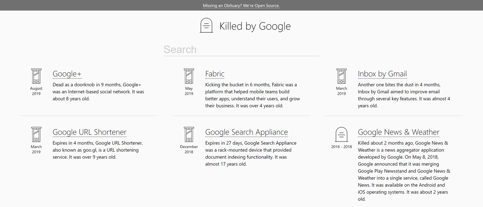 killed by google