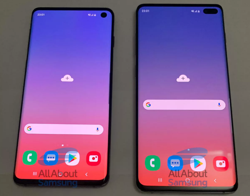 Detailed Galaxy S10 and S10+ photos leak, revealing hole-punch displays ...