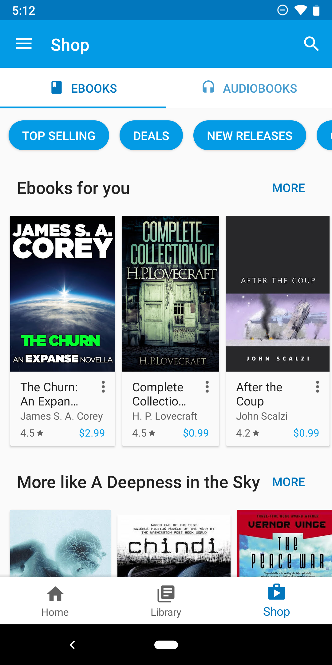 Play Books is the latest Google app to switch to the updated Material Theme