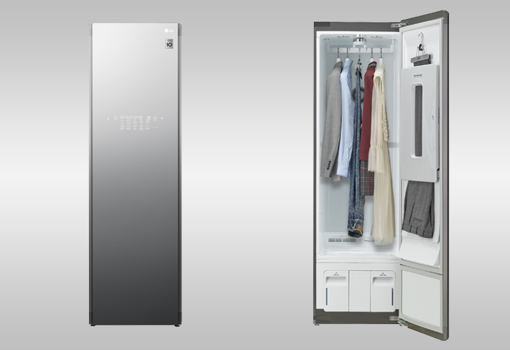 LG styler スチームウォッシュ&ドライ　ミラー　2021 LG Styler スチームウォッシュ&ドライ スタイラー（5着タイプ） 衣類