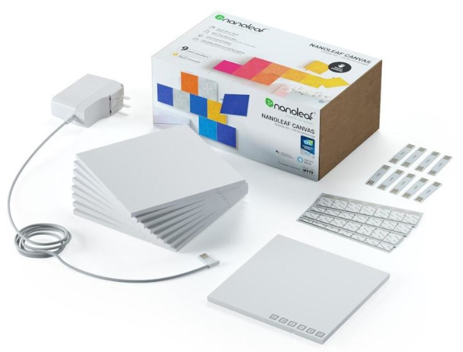 Nanoleaf Canvas 17枚セット (コントロールスクエア1枚含む) Nanoleaf