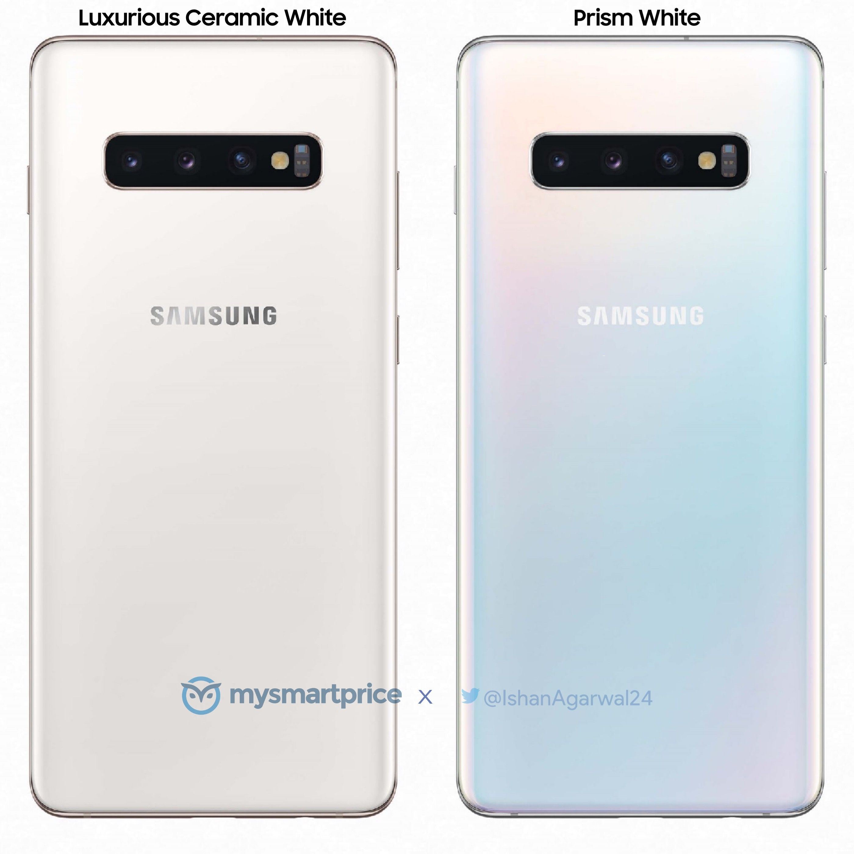 Galaxy - こうちゃGalaxy S10 Prism White Samsung Galaxy S10 - 128 GB - Prism White (Unlocked) for