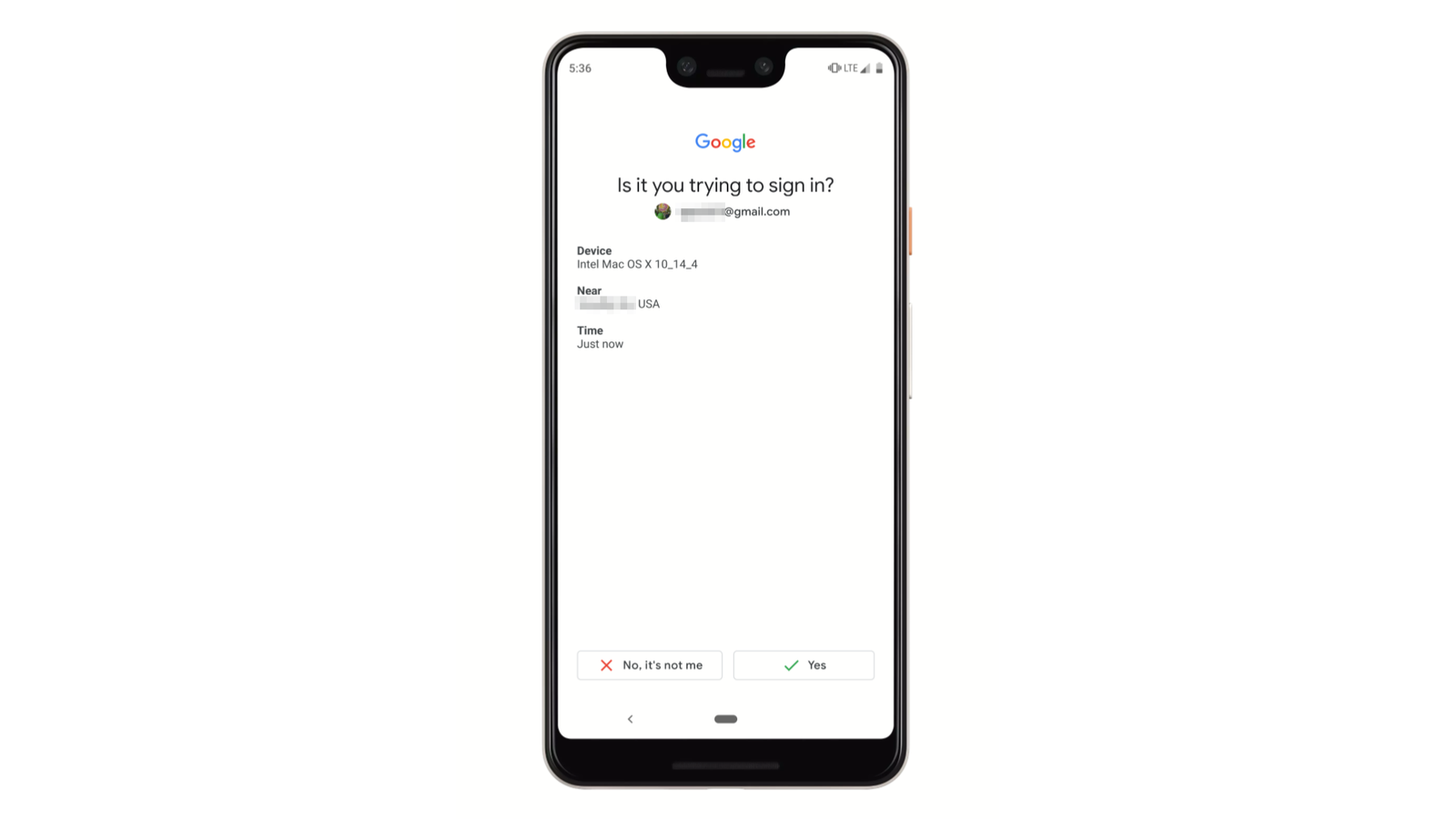 Google is testing revised two-step verification prompts on mobile