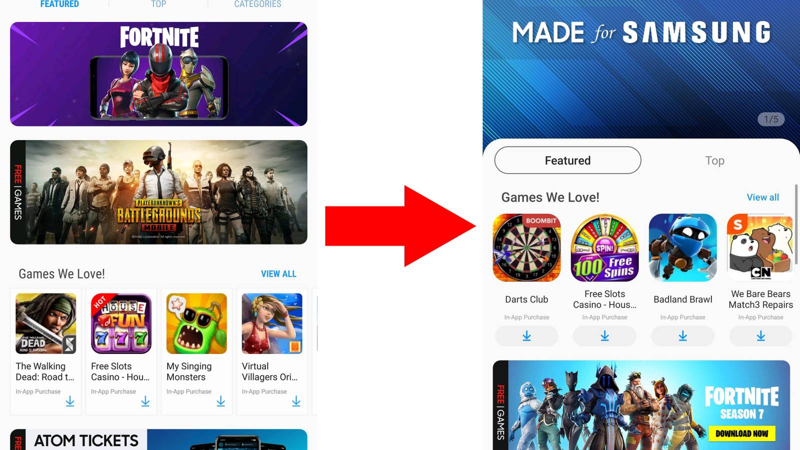 Samsung updates Galaxy Apps with OneUI, changes name to Galaxy Store