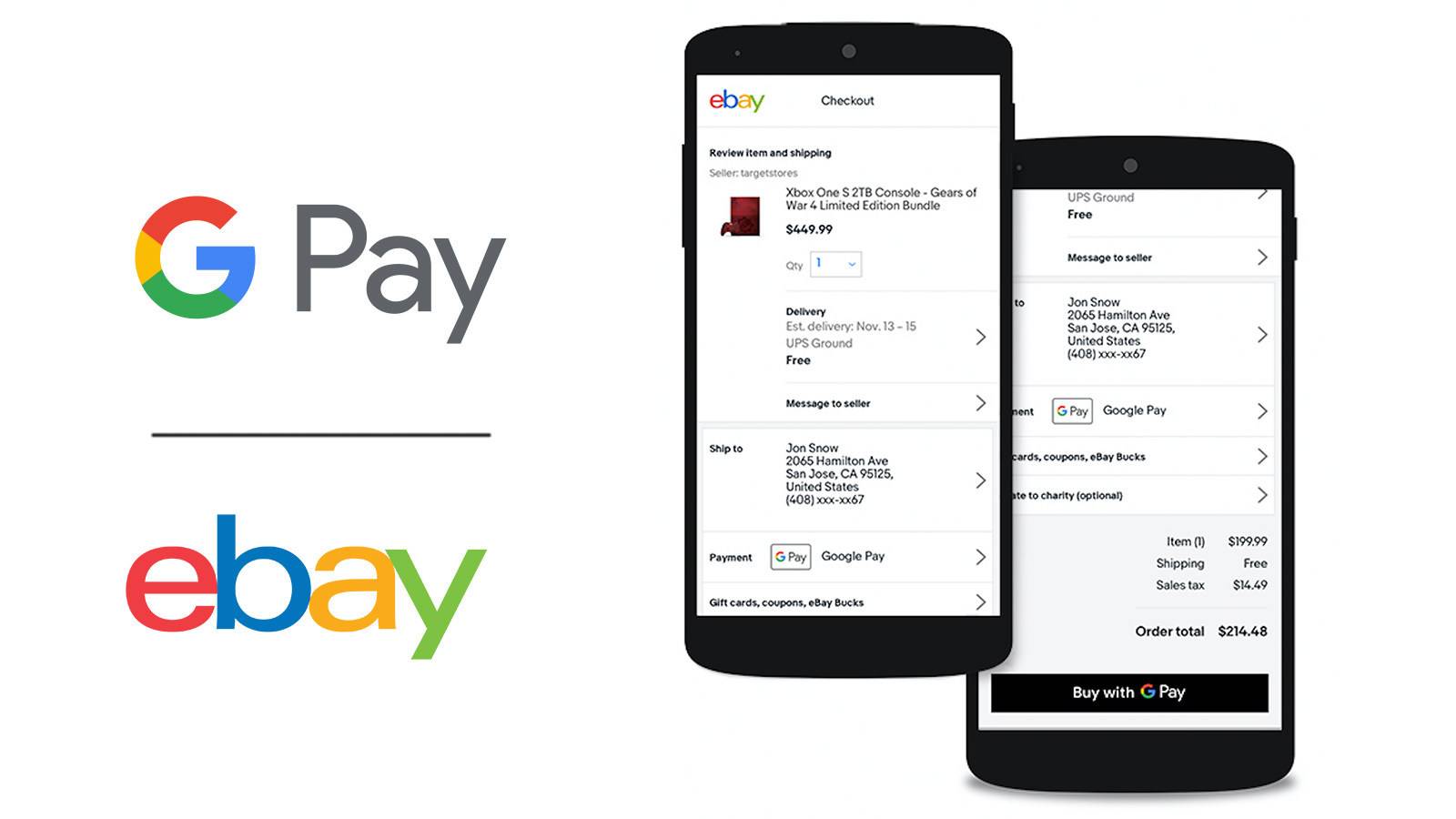 Google Pay support comes to eBay in early April