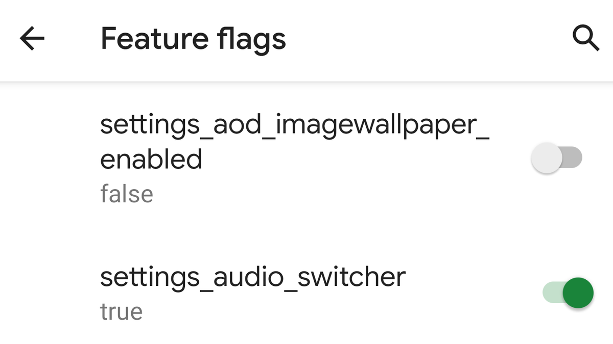 [Update: Gone in Beta 3] Android Q's new feature flags modify the power ...
