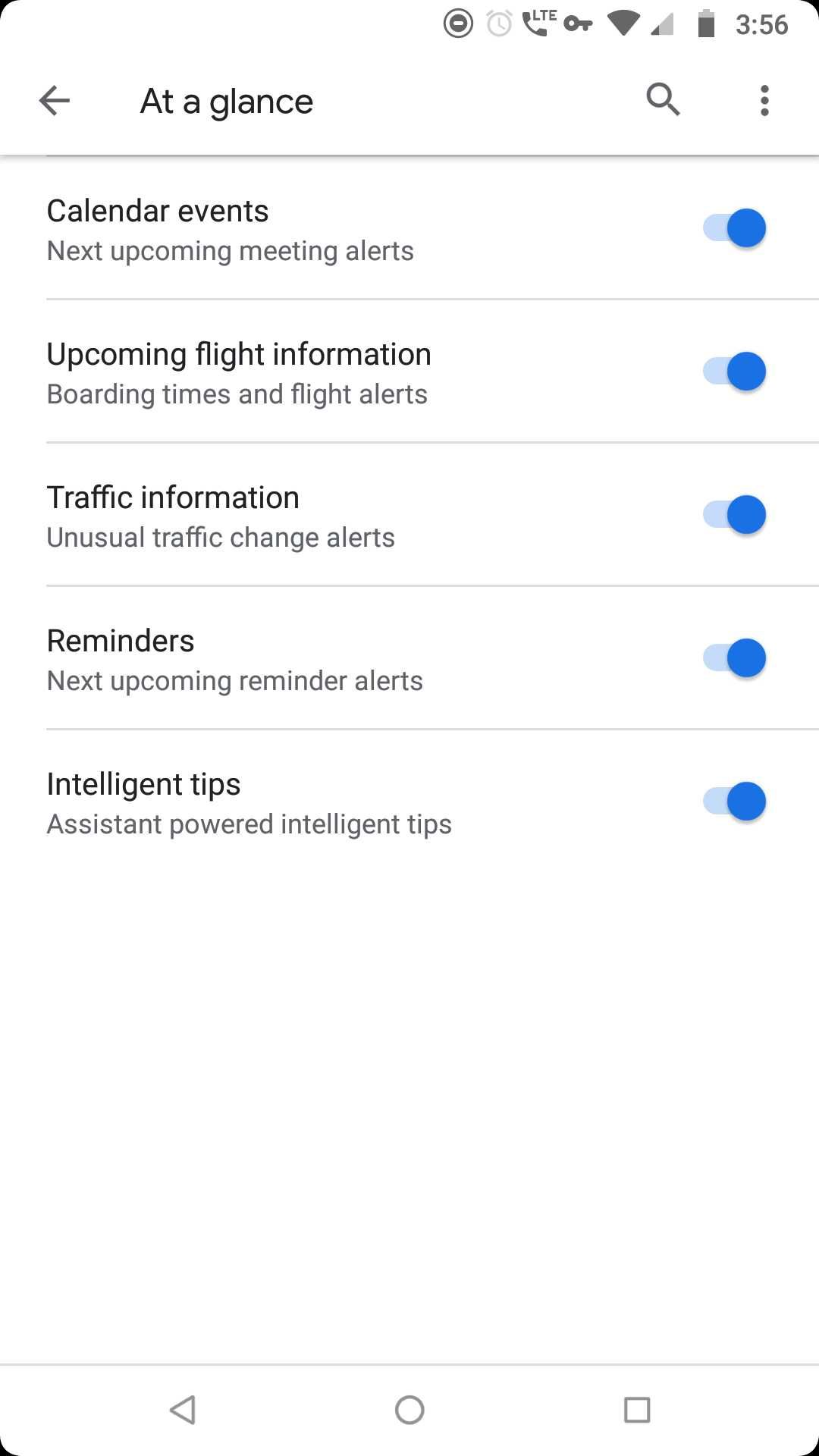 At A Glance widget on Pixel Launcher is adding reminders and Assistant tips