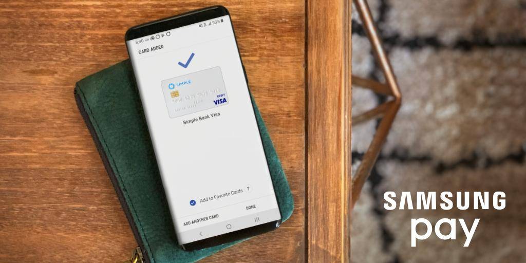 Simple Bank flips the switch to add support for Samsung Pay