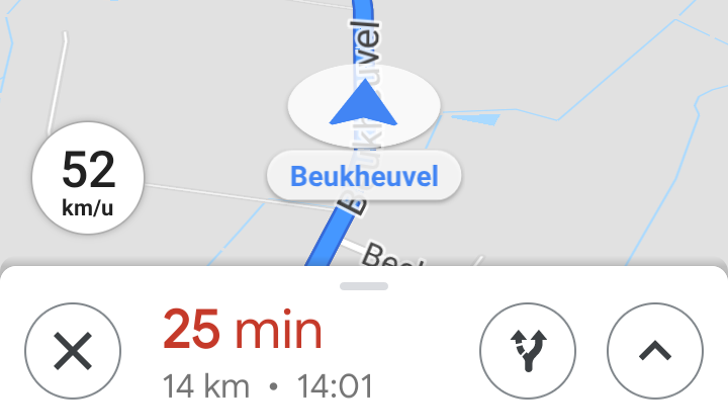Google Maps gets an on-screen speedometer while driving