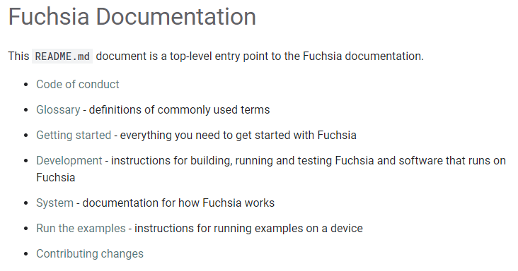 Official Fuchsia developer site goes live
