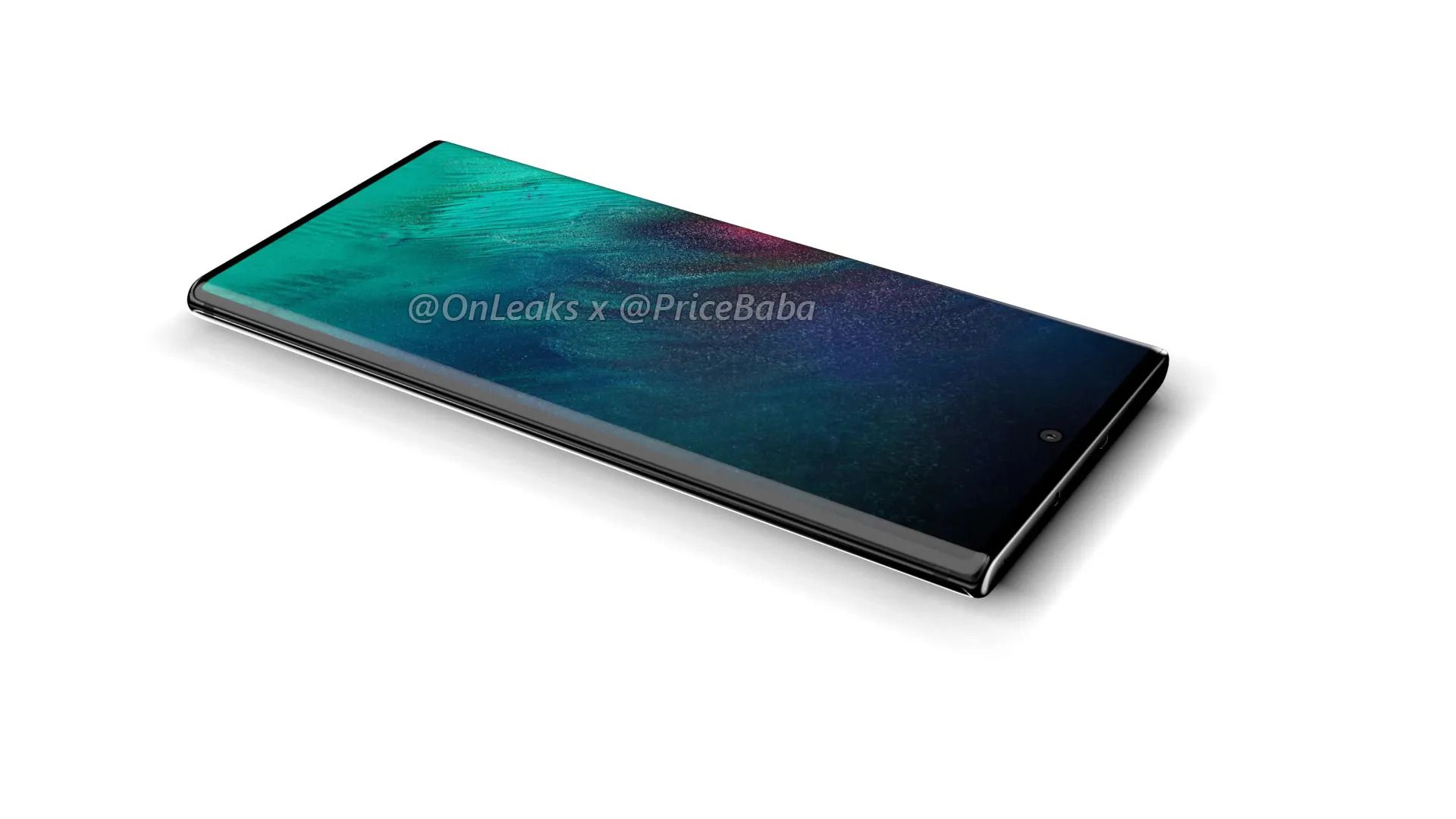 First Galaxy Note 10 Pro render shows four rear cameras and 6.75