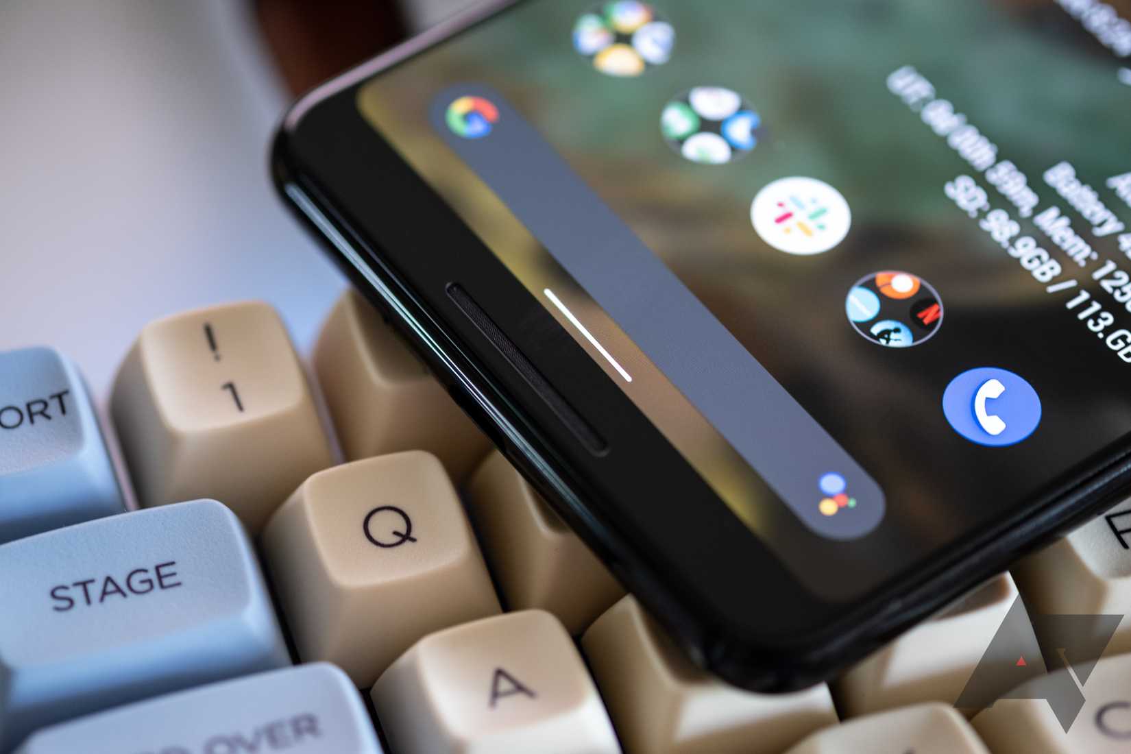 Android Q gesture navigation Q key keyboard hero