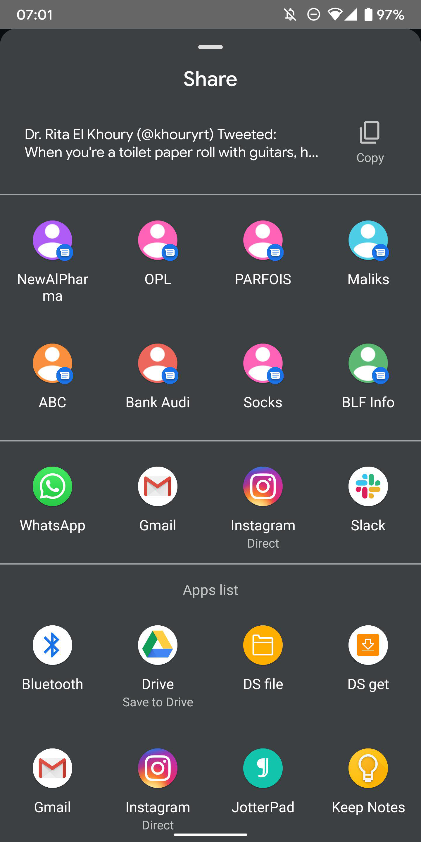 Direct Sharing How to reset your 'direct share' targets on Android after Messages ...