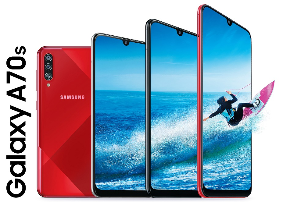 Samsung Galaxy A70s packs 64MP camera, Dolby Atmos audio, and 4,500mAh ...