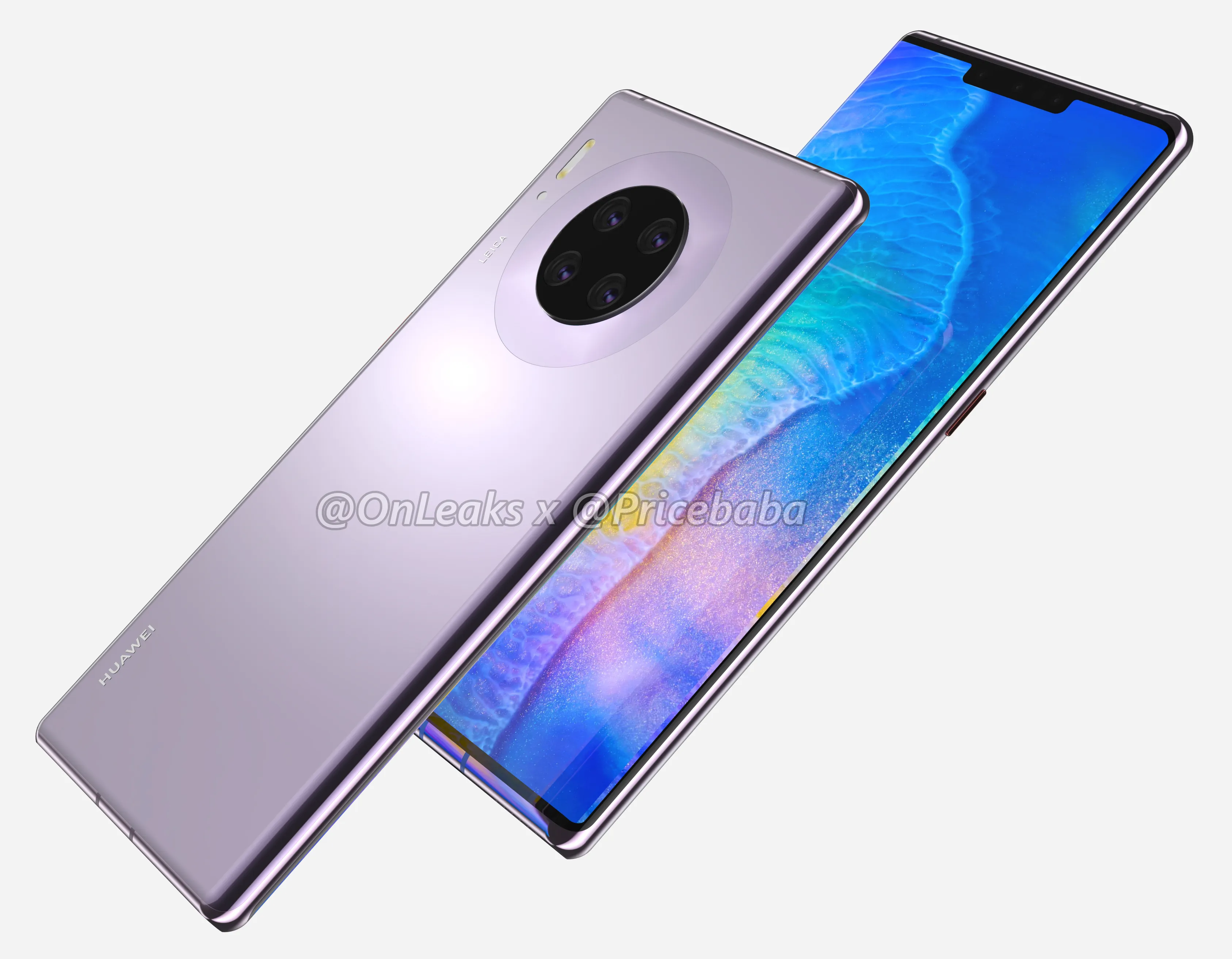 Huawei Mate 30 Pro renders show no volume buttons and seven