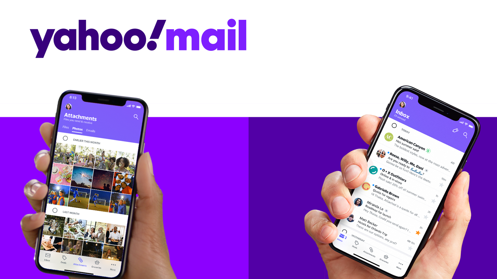 The new Yahoo Mail app is made for one-handed grocery shopping