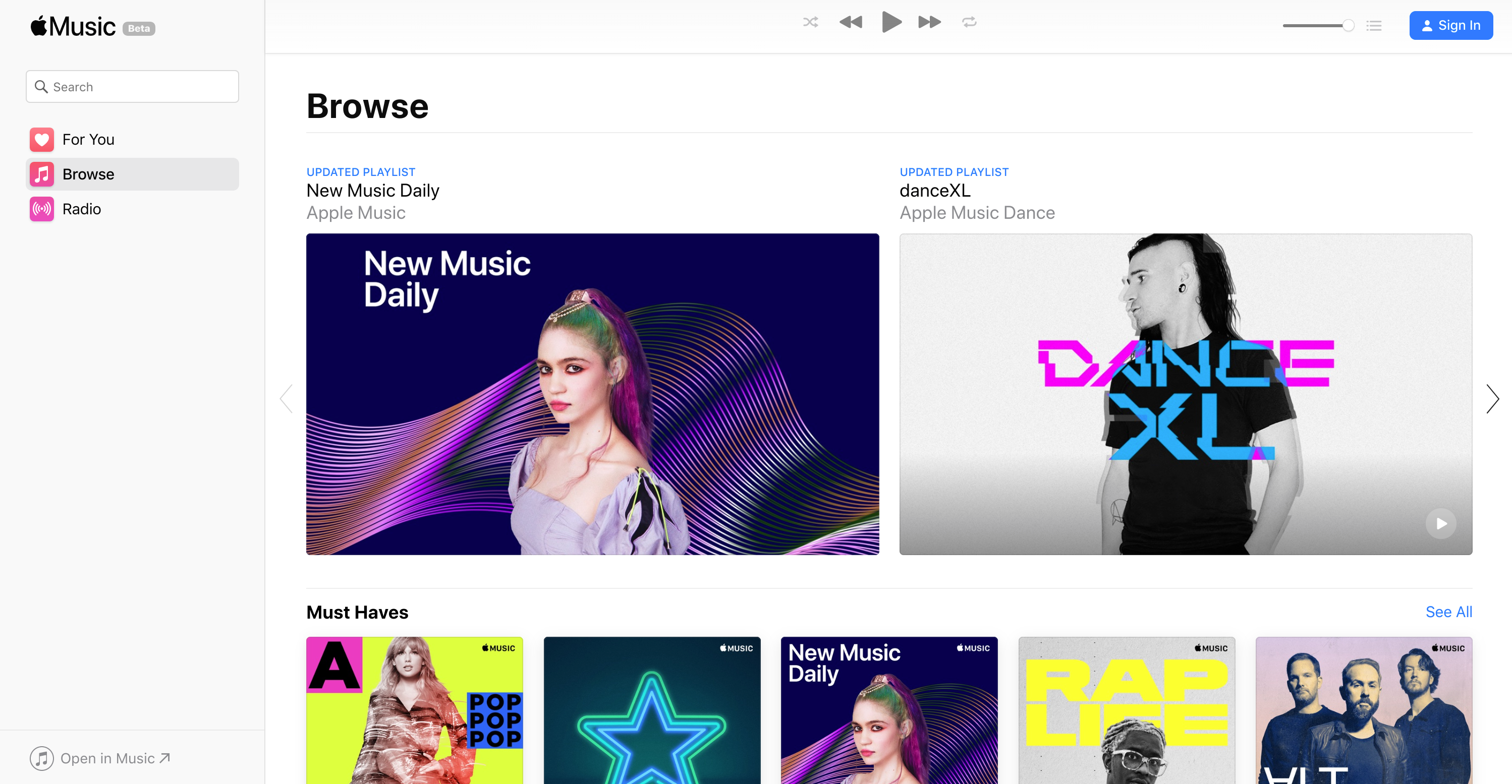Apple Music finally gets a web interface