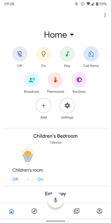 Google Android Home Button Google Home app adds handy button to call your Smart Display at home