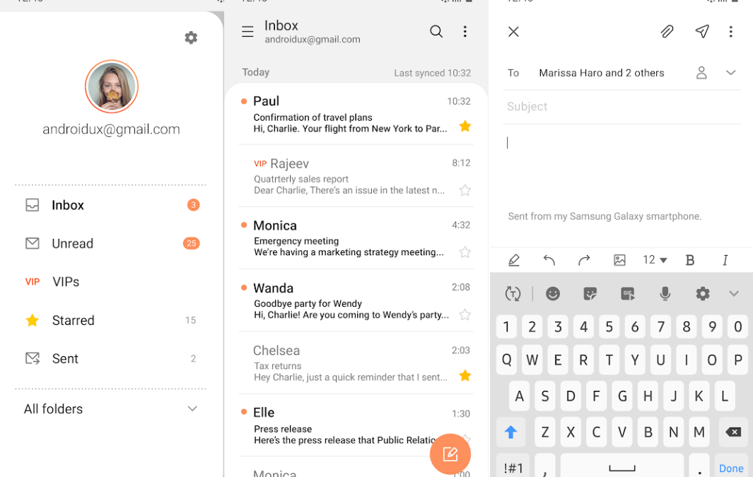 Samsung Email hits 1 billion installs on the Play Store