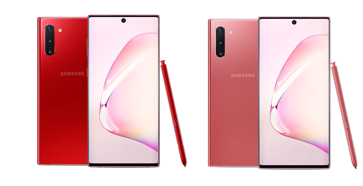 Samsung shows its festive spirit with the new Aura Red and Aura Pink ...