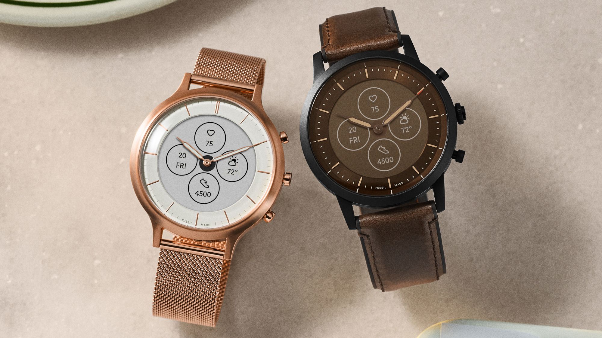 FOSSIL ハイブリッドスマートウォッチHR FTW7011 フォッシル ハイブリッドスマートウォッチHR FTW7011 FOSSIL ゴールド